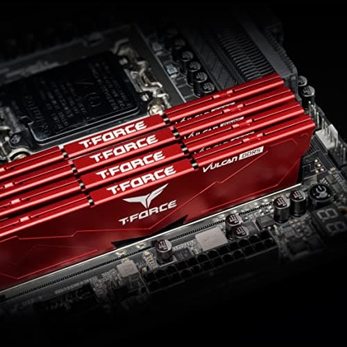 TEAMGROUP RAM Team D5 6400 32GB C40 Vulcan Red K2 2x16GB 6400 MHz CL 40-40-40-84 rot Bild 6
