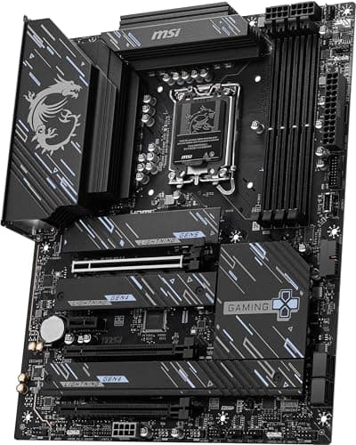 MSI Z890 Gaming Plus WiFi Gaming Mainboard (kompatibel mit Intel Core Ultra Series 2 Prozessoren, LGA 1851, DDR5, PCIe 5.0, M.2, SATA, 5Gbps LAN, USB Typ C, Wi-Fi 7, Bluetooth 5.4 Bild 6