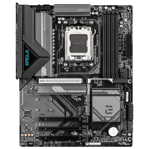 GIGABYTE B650E Eagle Mainboard – AMD Ryzen 9000 Series CPUs, 8+2+2-Phasen-VRM, bis zu 8200 MHz DDR5 (OC), 1× PCIe 5.0 + 2× PCIe 4.0 M.2, 2.5-GbE-LAN, USB 3.2 Gen 2 Bild 4