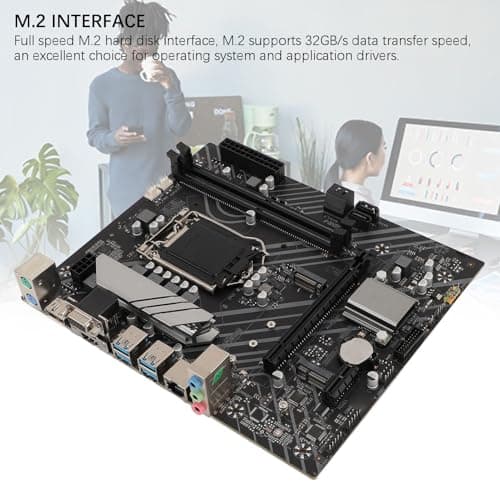 Z490 Gaming-Motherboard, ATX-Motherboard mit Dual-DDR4-Speicher, M.2-Steckplatz, 1000 Mbit/s LAN für LGA1200-Sockel, Unterstützt 10. und 11. Generation Core, Pentium Gold, Bild 4