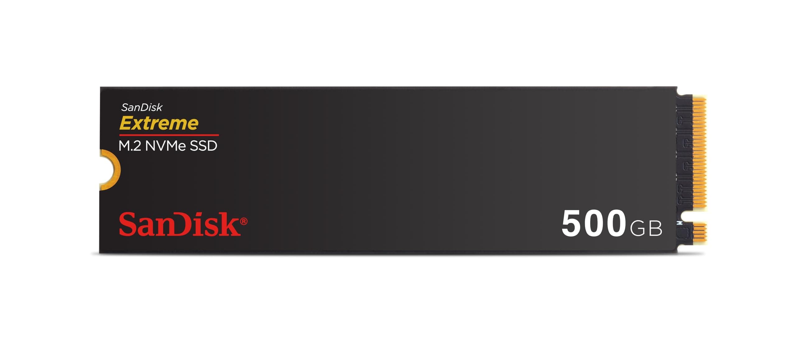 SanDisk Extreme M.2 NVMe SSD 500 GB (Interne SSD, PCIe Gen 4.0, bis zu 5.000 MB/s, nCache-Technologie, 5 Jahre Garantie) Extreme 500 GB NVMe SSD