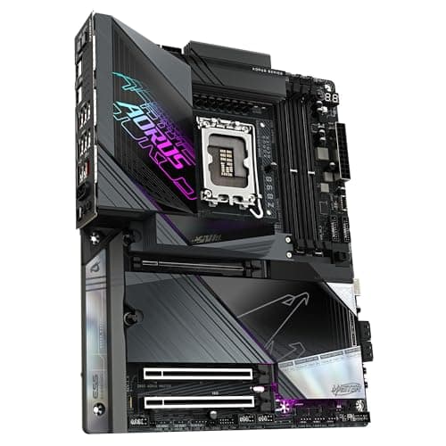 GIGABYTE Z890 AORUS Master Motherboard - Unterstützt Intel Core Ultra (Serie 2) CPUs, 18+1+2 Phasen VRM, bis zu 9500MHz DDR5 (OC), 2xPCIe 5.0 + 3xPCIe 4.0, Wi-Fi 7, 10GbE LAN, Thunderbolt 4 Bild 6