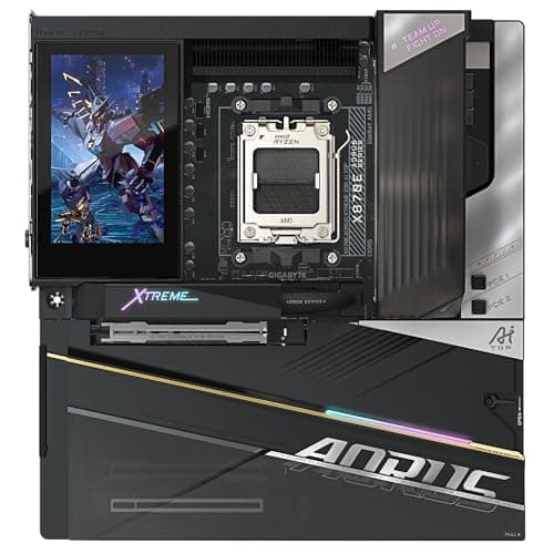 GIGABYTE X870E AORUS Xtreme X3D AI TOP Mainboard - Unterstützt AMD Ryzen 9000 Serie CPUs, 24+2+2-Phasen-VRM, bis zu 9000MHz DDR5 (O.C.), 2xPCIe 5.0 M.2 + 3xPCIe 4.0 M.2, Wi-Fi 7, 10GbE LAN, USB 4 Bild 4