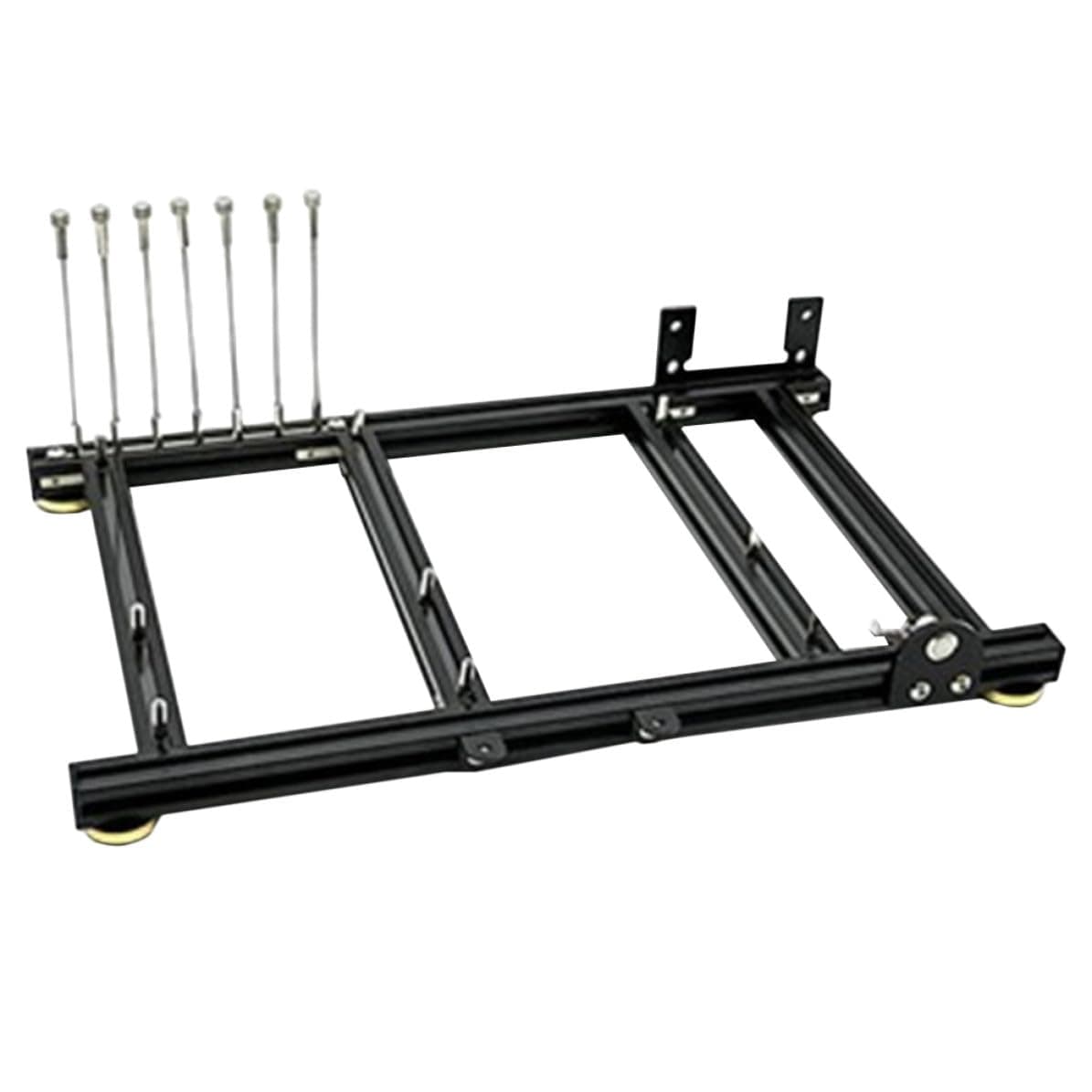 KICHOUSE Offenes ATX Computergehäuse Selbstgemacht Design aus Aluminium mit 7 Pci Steckplätzen und Kühlung im Open Air Stil für Mainboards und Gaming Pcs Bild 2