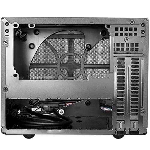 SilverStone SST-SG13B - Sugo Mini-ITX kompaktes Cube Gehäuse, Mesh-Frontblende, schwarz Bild 5