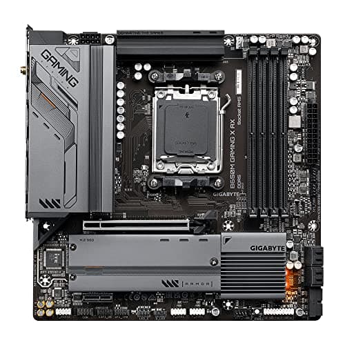 GIGABYTE B650M Gaming X AX Mainboard - AMD Ryzen 9000er-Serie, 6+2+1 Phasen VRM, bis zu 8000 MHz DDR5 (OC), 2xPCIe 4.0 M.2, 2,5 GbE LAN, WiFi 6E, USB 3.2 Gen 2 Bild 4