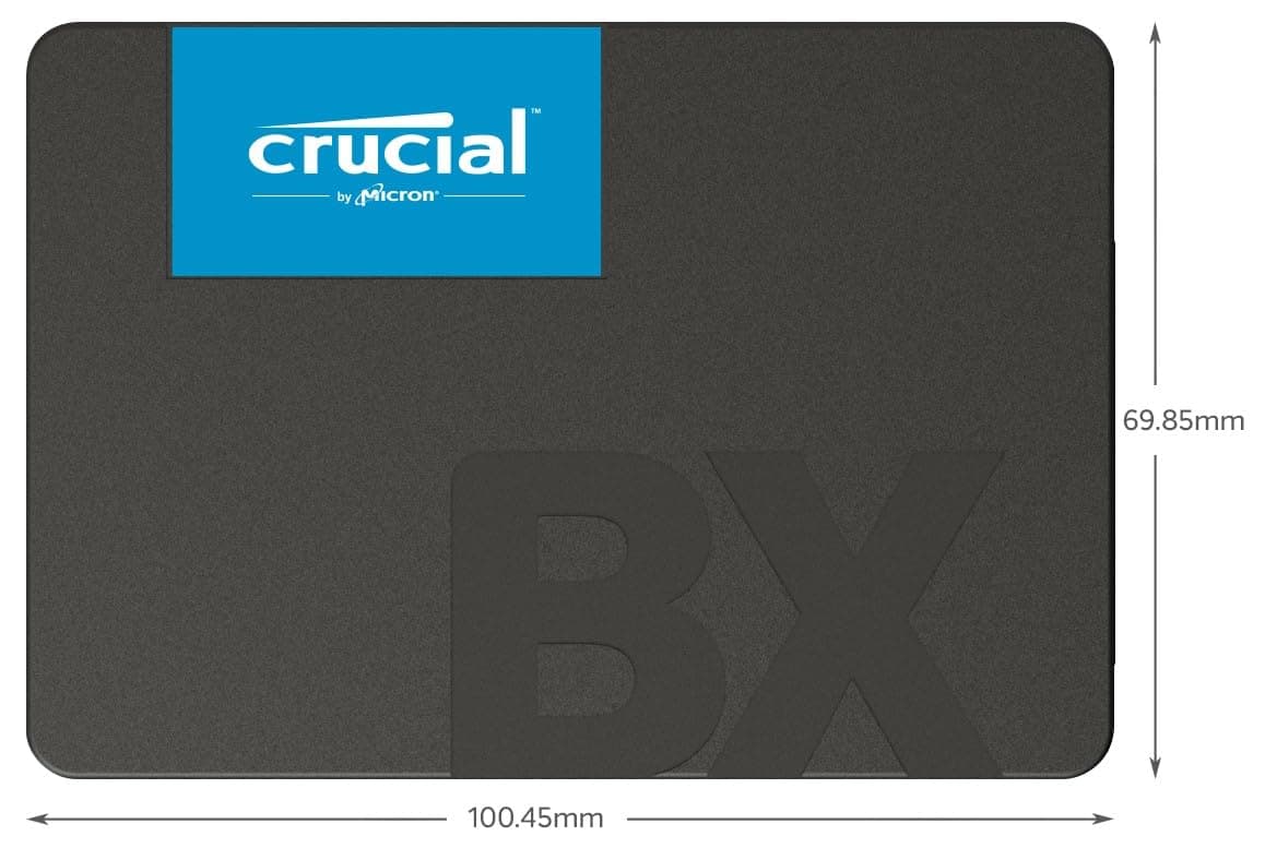 Crucial BX500 1TB 3D NAND SATA 2,5 Zoll Interne SSD - Bis zu 540MB/s - CT1000BX500SSD1, Festkörper-Laufwerk 1TB Standard Bild 5