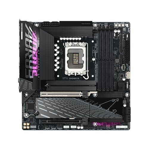 GIGABYTE B860M AORUS Elite WIFI6E Intel Core Ultra (Series 2) LGA 1851 Motherboard, mATX, DDR5, 3X M.2, PCIe 5.0, USB-C, WIFI6E, 2.5GbE LAN, EZ-Latch Bild 4