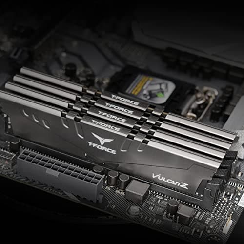 TEAMGROUP Team T-Force Vulcan Z DDR4 Gaming Memory, 2 x 16 GB, 3600 MHz, 288 Pin DIMM, Grey 2x16GB Classic multicolour Bild 4