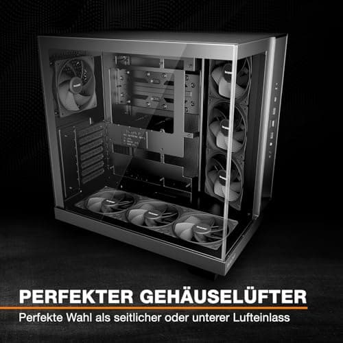 be quiet! Pure Wings 3 120mm PWM Reverse Lüfter Triple Pack, 3 Lüfter enthalten, invertierte Lüfterblätter, hohe Höchstgeschwindigkeit, niedrige Mindestdrehzahl, optimierter Lüfterrahmen Bild 7