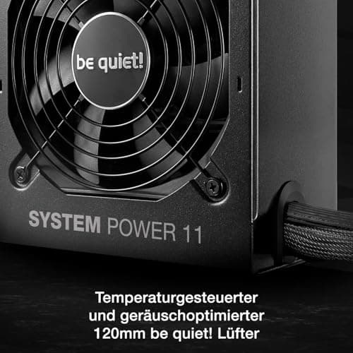 be quiet! System Power 11 450W Netzteil, ATX 3.1-Netzteil, volle Unterstützung für PCIe 5.1 GPUs, 120mm be quiet! Lüfter, Starke 12V-Leitung, DC/DC-Wandler, 80 Plus® Bronze Effizienz Bild 6