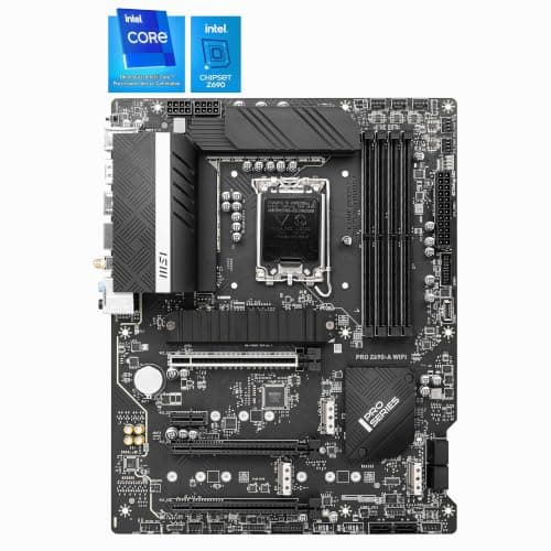 MSI PRO Z690-A WiFi Mainboard ATX, unterstützt Intel Prozessoren 12. Generation, LGA 1700, 14 Duet Rail 55A VRM, DDR5 Memory Boost 6400MHz/OC, 1 x PCIe 5.0 x16, 3 x M.2 Gen4 x4, 2.5G LAN, Wi-Fi 6E Bild 4