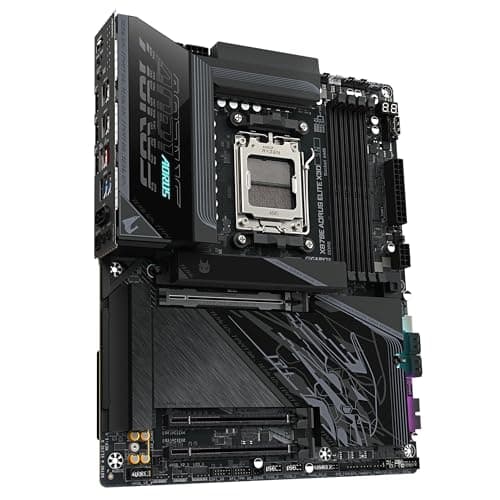 GIGABYTE X870E AORUS Elite X3D Mainboard – Unterstützt AMD Ryzen 9000 Prozessoren, 16+2+2-Phasen Digital-VRM, bis zu 9000 Hz DDR5 (OC), 2 x PCIe 5.0 + 2 x PCIe 4.0, Wi-Fi 7, 5 GbE LAN, USB 4 Bild 6