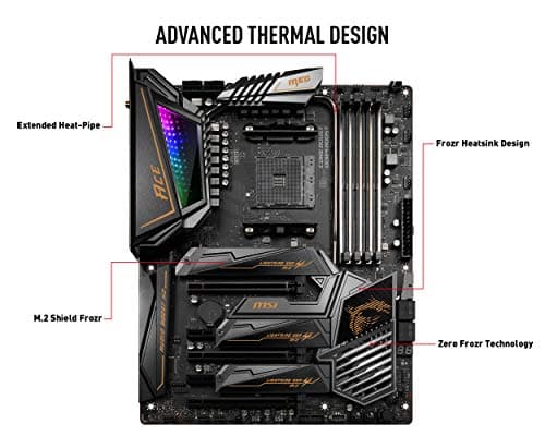 MSI MEG X570 ACE Motherboard (AMD AM4, DDR4, PCIe 4.0, SATA 6Gb/s, M.2, USB 3.2 Gen 2, AX Wi-Fi 6, 2.5G LAN, ATX) Bild 4