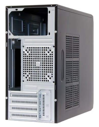 Chieftec CT-01B-OP iArena Mini Tower PC-Gehäuse (microATX), Schwarz Bild 6