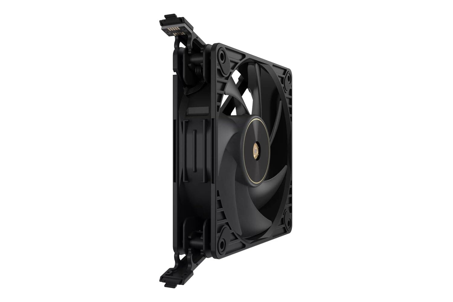 ASUS ProArt PF120 Triple Pack 120 mm PMW-Ventilatoren, hohe Leistung, 28-mm-Rahmen, LCP-Lüfter, leiser Betrieb, Präzisionstechnik, Kettenverbinder, Schwarz Bild 8