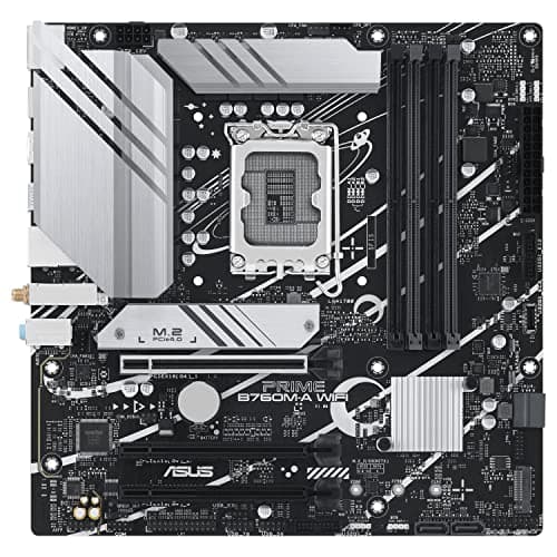 ASUS Prime B760M-A WiFi Mainboard Sockel Intel LGA 1700 (Intel B760, mATX, DDR5 Speicher, PCIe 4.0, 2X M.2, WiFi 6, Aura Sync) Bild 6