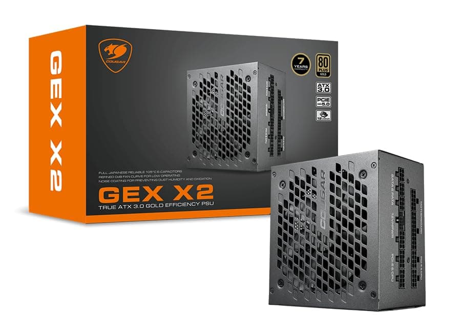 COUGAR GEX X2 ATX 3.1 80 Plus Gold Hochleistungs-Vollmodular-Netzteil (850W) GEX X2 850W Bild 4