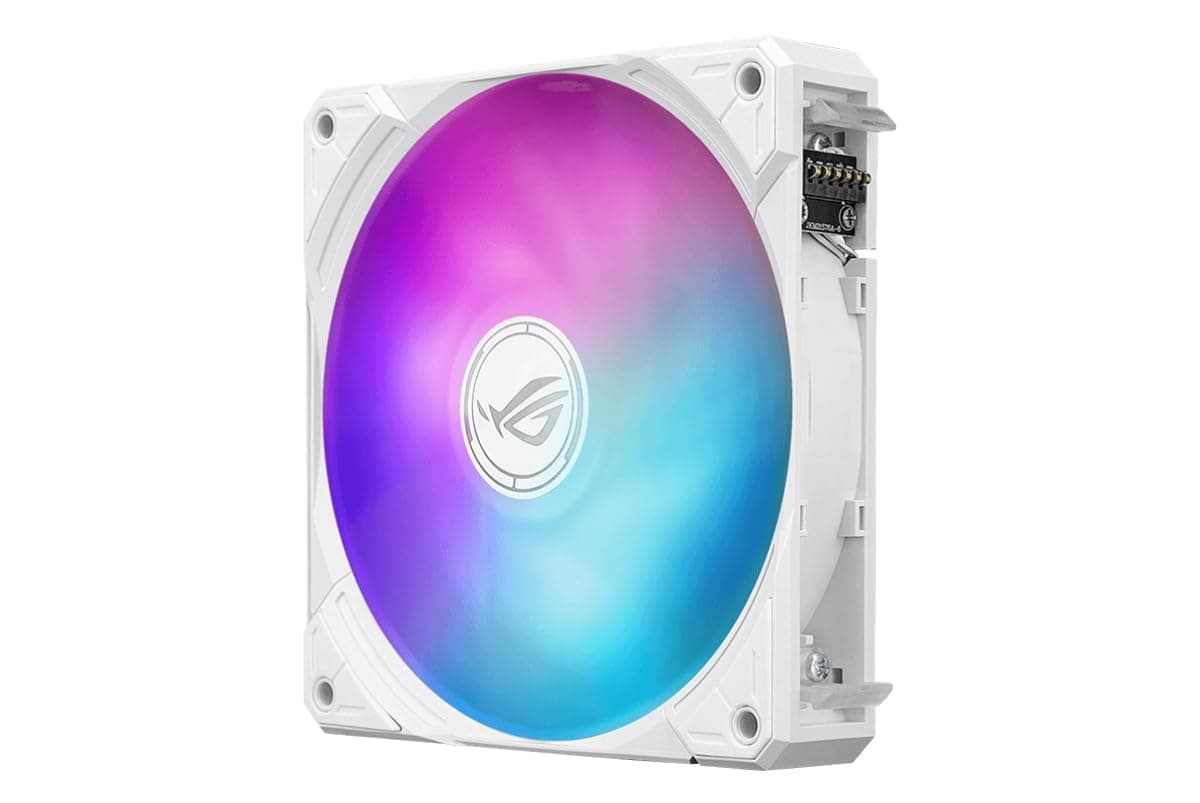 ASUS ROG Ryuo IV 360 ARGB White Edition All-in-One-CPU-Wasserkühlung (6,67-Zoll-AMOLED-Display, 3D-Videos, Asetek Emma Gen8 V2-Pumpe, Intel LGA 1851, 1700, 1200, 115X, AMD AM5, AM4, Weiß) Bild 7