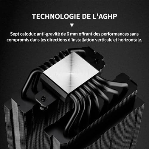 TR Phantom Spirit 120 Digitaler EVO CPU-Kühler, digitaler Bildschirmdeckel, 7 × 6 mm Heat Pipes CPU Air Cooler, Computer für AM4/AM5/Intel lga1851/1700/1150/1151/1200 PS120 D EVO Bild 8