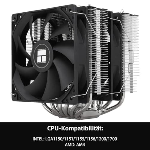TR Peerless Assassin 120 SE CPU-Luftkühler, PA120 SE, 6 Heatpipes CPU-Kühler, Dual 120mm TL-C12C PWM Lüfter, AGHP-Technologie, für AMD AM4/Intel 1700/1150/1151/1200 Bild 5