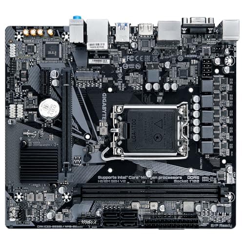 GIGABYTE H610M S2H V2 Motherboard - Unterstützt Intel Core 14. Generation CPUs, 4+1+1 Hybrid Phasen Digital VRM, bis zu 5600MHz DDR5, 1xPCIe 3.0 M.2, GbE LAN, USB 3.2 Gen 1 Bild 8
