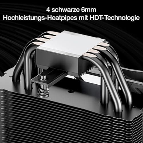 be quiet! Pure Rock 3 LX Luftkühler, sehr hohe Kühlleistung, 4 Hochleistungs-Heatpipes mit HDT-Technologie, Light Wings LX 120mm PWM- Lüfter, ARGB-Beleuchtung, vorinstallierte Montagebrücke Bild 8