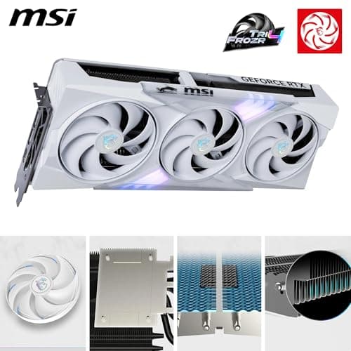 MSI GeForce RTX 5070 12G Gaming Trio OC White - 12GB GDDR7 (28Gbps/192-bit), PCIe 5, Boost: 2542 MHz, HDMI 2.1b, DisplayPort 2.1b Bild 8