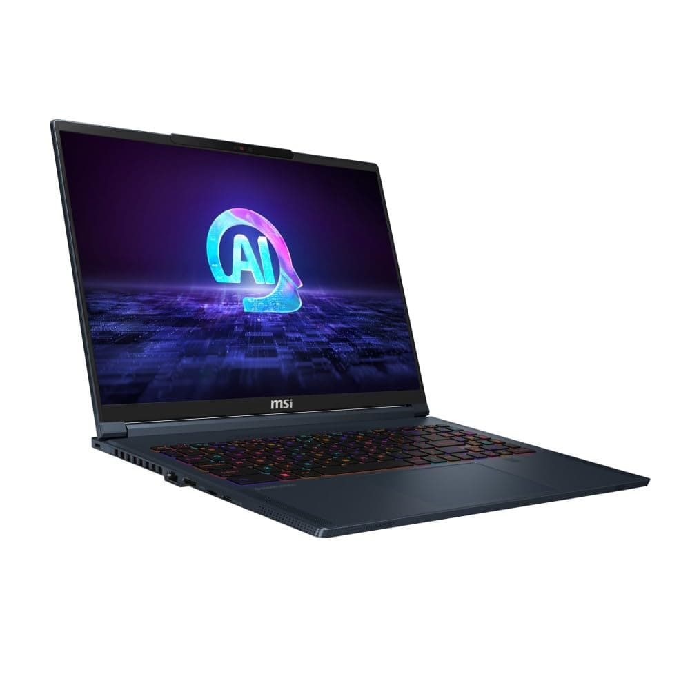 MSI Stealth 16 AI Studio A1VFG-045XES Gaming-Laptop, 16 Zoll, 16:10 QHD+ 240 Hz (Intel Core Ultra 7 155H, 16 GB RAM, 1 TB SSD, RTX 4060-8 GB, Free DOS) Star Blue, spanische QWERTY-Tastatur Intel Core Ultra 7 155H 16GB RAM | 1TB SSD FreeDOS RTX 4060-8 GB Bild 2