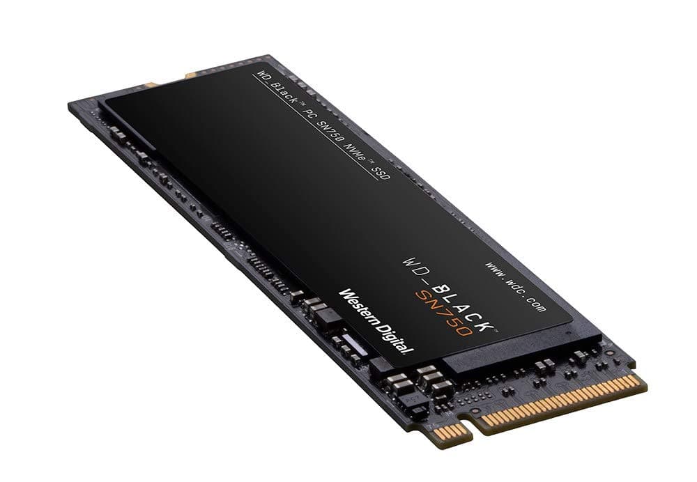 WD_BLACK SN750 NVMe SSD interne SSD 1 TB (Gaming SSD, 3.470 MB/s Lesegeschwindigkeit, schlankes Design, NVMe SSD-Performance, WD_BLACK SSD Dashboard) schwarz Bild 6
