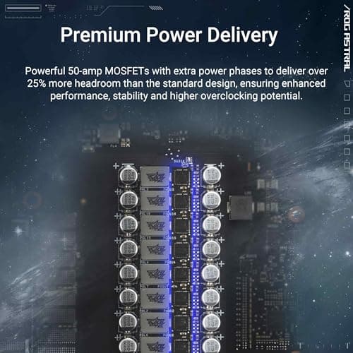 ASUS ROG Astral GeForce RTX 5080 16GB GDDR7 White OC Edition Gaming Quad-Lüfter-Grafikkarte (NVIDIA DLSS 4, 3,8-Slot Design, PCIe 5.0, 3X DP 2.1b, 2X HDMI 2.1b, Weiß, ROG-ASTRAL-RTX5080-O16G-WHITE) Bild 8