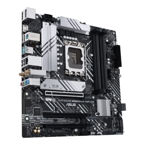 ASUS PRIME B660M-A WIFI D4 Gaming Mainboard Sockel Intel LGA 1700 (Intel B660, mATX, DDR4 Speicher, PCIe 4.0, 2x M.2, WiFi 6, Aura Sync) A B660 WIFI Bild 6