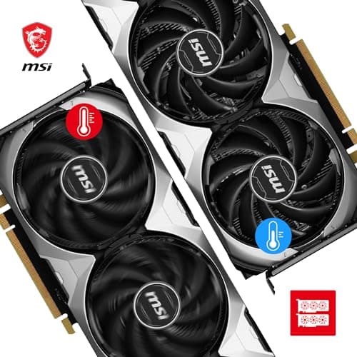 MSI GeForce RTX 4060 Ti Ventus 3X 16G OC Grafikkarte -NVIDIA RTX 4060 Ti, 16GB GDDR6 Speicher, 18Gbps, PCIe 4.0, DLSS3 16GB GeForce RTX 4060 Ti VENTUS 3X 16G OC Bild 6