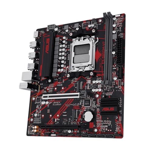 ASUS EX-B850M-V7, Motherboard AMD Micro-ATX, DDR5-Slot, PCIe 5.0 Ready, Zwei M.2-Steckplätze, Ethernet Realtek 5 GB, HDMI 2.1, SATA 6 Gbit/s, USB-Anschlüsse hinten mit 10 Gbit/s und vorne USB-C mit 5 Bild 4