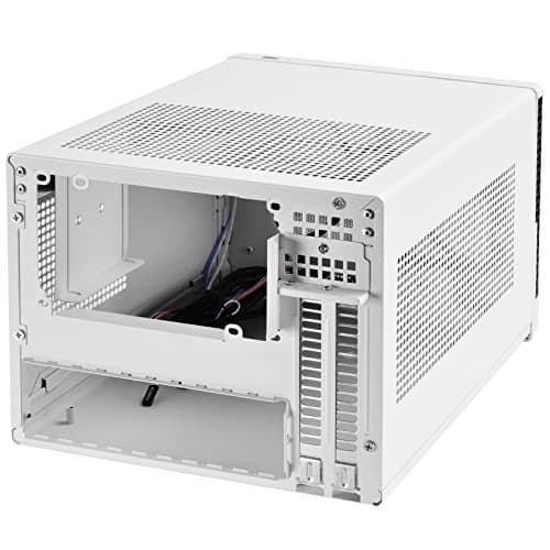 SilverStone SST-SG13WB - Sugo Mini-ITX kompaktes Cube Gehäuse, Mesh-Frontblende, schwarz-weiss Bild 8