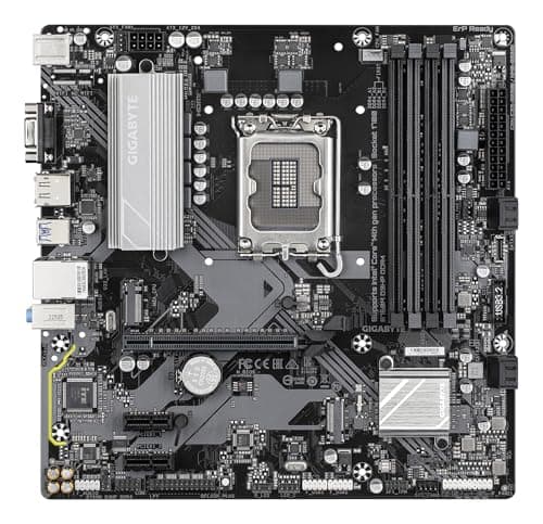 GIGABYTE B760M D3HP DDR4 Motherboard - Unterstützt Intel Core 14. Generation CPUs, 4+1+1 Phasen Digital VRM, bis zu 5333MHz DDR4 (OC), 2xPCIe 4.0 M.2, GbE LAN, USB 3.2 Gen1 Bild 4