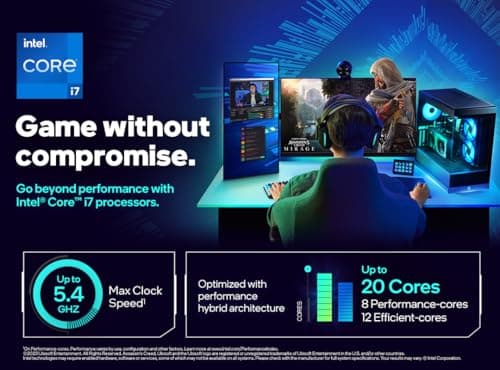 Intel® Core™ i7 Desktop-Prozessor 14700F 20 Kerne (8 P-cores und 12 E-cores) bis zu 5,4 GHz i7-14700F Bild 4
