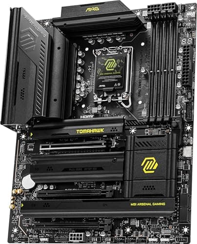 MSI MAG Z890 Tomahawk WiFi-Gaming-Motherboard (unterstützt Intel Core Ultra Series 2, LGA 1851, DDR5, PCIe 5.0, M.2, SATA, 5 Gbps LAN, USB Typ-C, Wi-Fi 7, Bluetooth 5.4, Bild 6