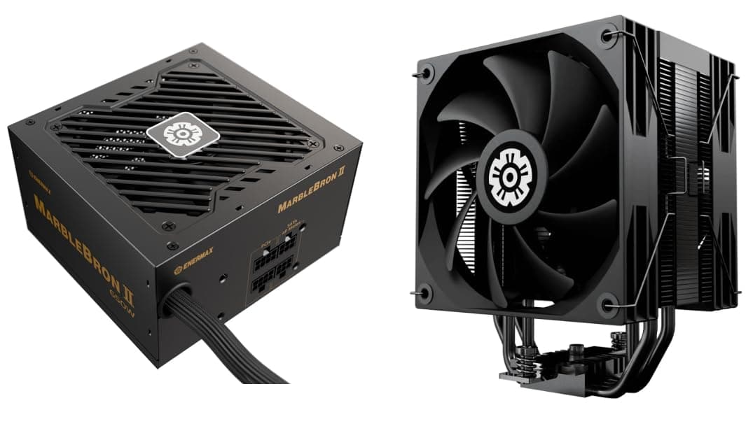 ENERMAX MARBLEBRON II 650 Watt modulares 3.1 ATX Gaming Netzteil 80PLUS Bronze & ETS-T41D CPU Kühler Digitalstatusanzeige Bundle; EMB650-T41D