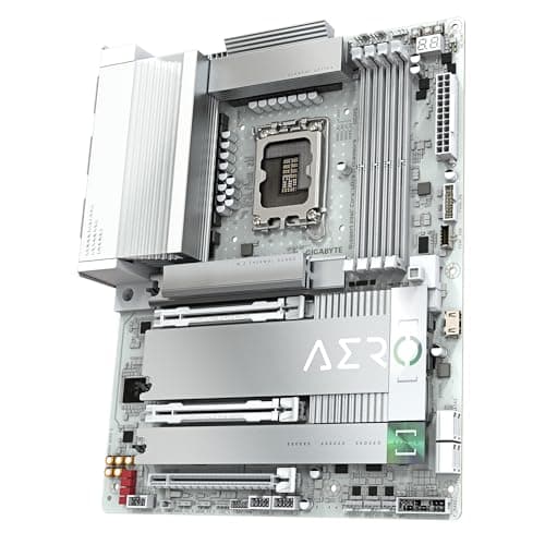 GIGABYTE Z890 AERO G Motherboard - Unterstützt Intel Core Ultra (Serie 2) CPUs, 16+1+2 Phasen VRM, bis zu 8800MHz DDR5 (OC), 1xPCIe 5.0 + 4xPCIe 4.0, Wi-Fi 7, 2.5GbE LAN, Thunderbolt 4 Bild 8