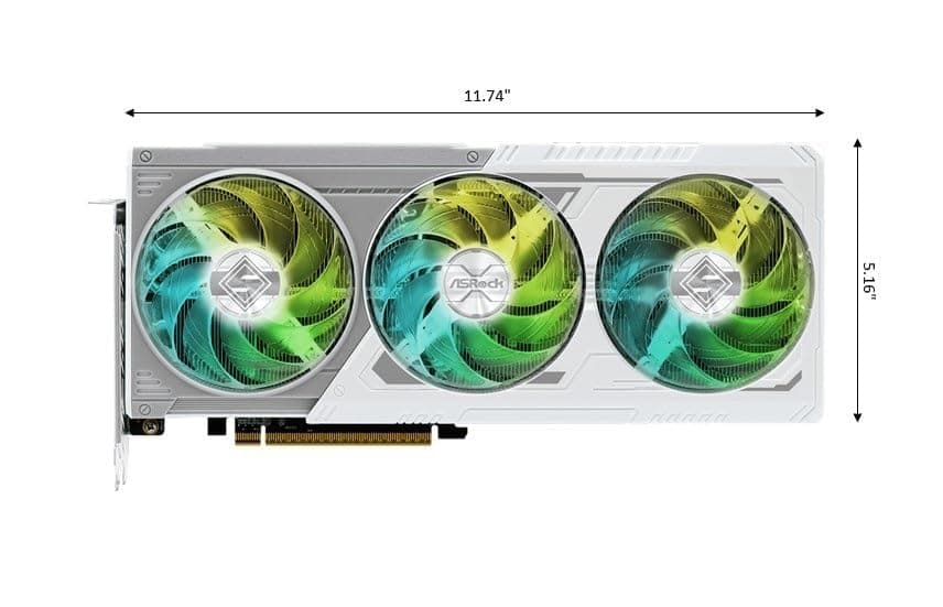 ASRock AMD Radeon RX 9060 XT Steel Legend 16GB OC GDDR6 Bild 3