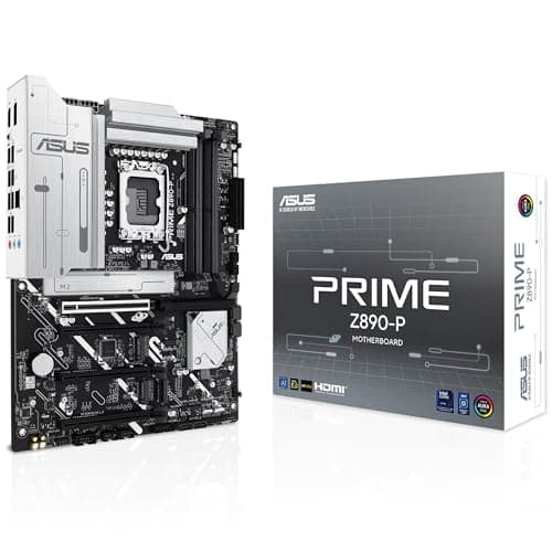 ASUS Prime Z890-P Gaming Mainboard Sockel Intel LGA1851 (ATX, DDR5, PCIe 5.0, 4X M.2, DisplayPort, HDMI, Advanced AI, Aura Sync, PCIe Slot Q-Release) P Prime Z890 Bild 2
