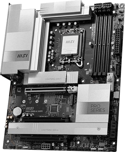 MSI PRO Z890-A WiFi ProSeries Motherboard (unterstützt Core Ultra Series 2 Intel Prozessoren, LGA 1851, DDR5, PCIe 5.0, M.2, SATA, 5Gbps LAN, USB Type-C, Wi-Fi 7, Bluetooth 5.4, Thunderbolt 4, ATX) Bild 6