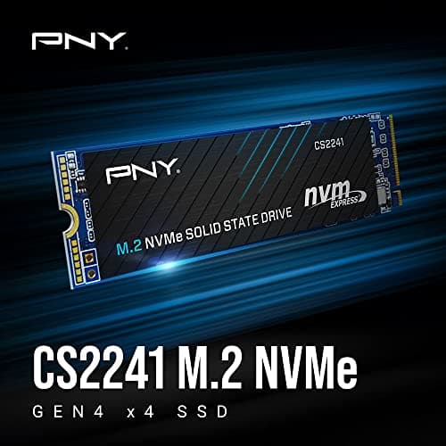 PNY CS2241 2 TB PCIe Gen4 SSD M.2 2280 Upgrade-Kit – bis zu 5.000 MB/s Lesegerät – PC/Laptop Upgrade für Gaming, Foto-/Videowiedergabe und Workstations – internes Solid-State-Laufwerk – M280CS2241 Bild 4