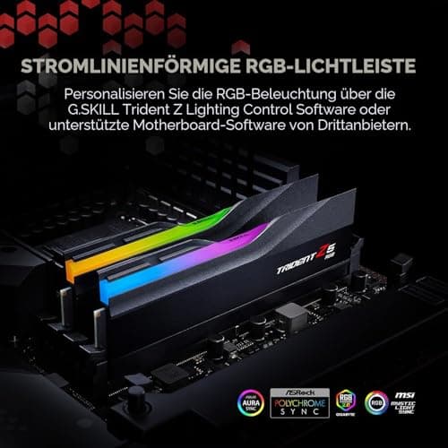 Modul DDR5 32 GB 2 x 16 GB 7600 MHz G SKILL Trident Z5, G.Skill Bild 6