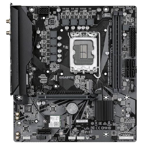 GIGABYTE H610M D3H WiFi DDR4 Mainboard – Unterstützt Intel Core Prozessoren der 14. Generation, 6+1+1 Phasen VRM, bis zu 3200 MHz DDR4, 2xPCIe 3.0 M.2, Wi-Fi 5, 1 GbE LAN, USB 3.2 Gen 1 Bild 4