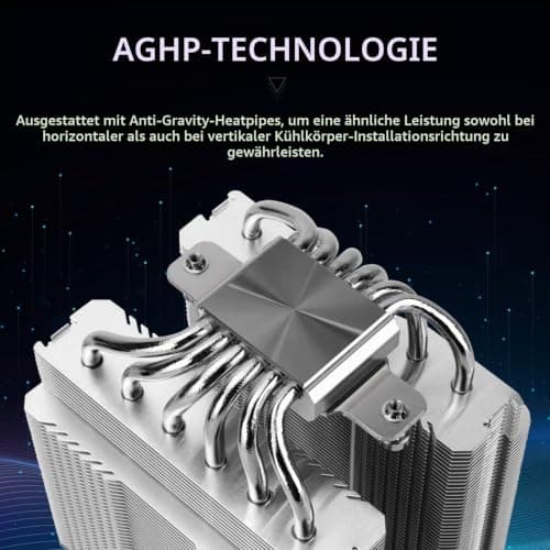 Thermalright Peerless Assassin 120 Black V3 CPU Luftkühler, 6 Heatpipes Kühlkörper Kühler mit zwei TL-P12 PWM Lüftern,Top Cover Design,für AM4/AM5, Intel LGA 1851/1700/115X/1200 Bild 4