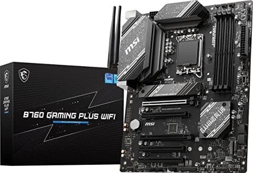 MSI B760 Gaming Plus WiFi Gaming Motherboard (unterstützt Intel Prozessoren der 12. / 13. Generation, LGA 1700, DDR5, PCIe 4.0, M.2, 2,5 Gbit/s LAN, USB 3.2 Gen2, Wi-Fi 6E, ATX) Bild 2