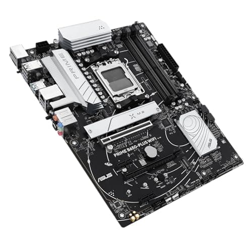 ASUS Prime B650-PLUS WiFi Gaming Mainboard Sockel AMD AM5 (ATX, DDR5, PCIe 5.0 M.2, WiFi 6E, DisplayPort, HDMI, SATA 6 Gbps, BIOS Flashback, Thunderbolt 4 Header, Aura Sync) Bild 3