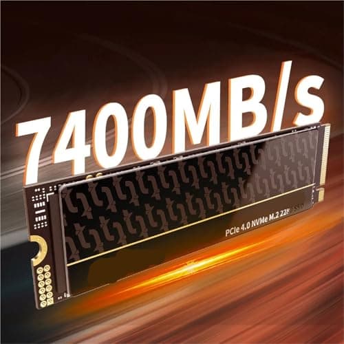 Generisch Kompatibel mit 7400 MB/s M.2 2280 PCIe 4.0x4 NVMe SSD, 512 GB 1 TB 2 TB 4 TB, interne Festplatte for PS5, Laptop und PC(NV7000-t 4TB) Bild 8